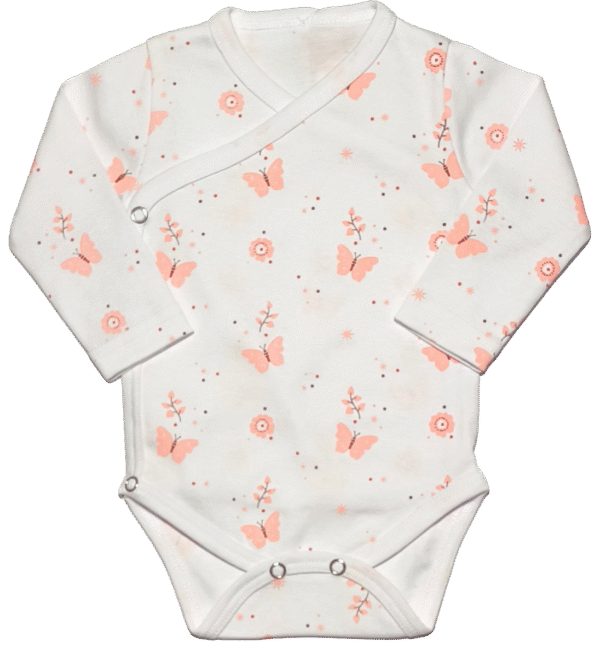 Bodi dug rukav preklop